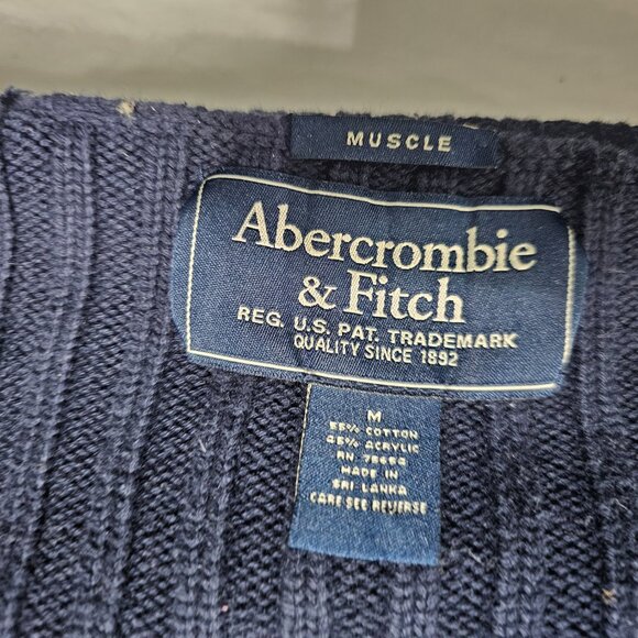 Vintage Abercrombie and Fitch Turtleneck Pullover Size Medium - Picture 5 of 6